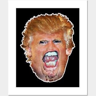 Donald Trump Glitch Horror Memeshirt Design Posters and Art